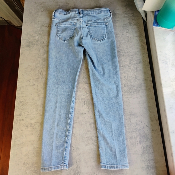 GAP High Rise Jegging Bundle Girls 7 Skinny Jeans Distressed School - Picture 6 of 16